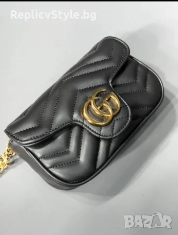 Дамска чанта Gucci в 3 цвята, снимка 3 - Чанти - 49131671