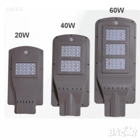 Соларна външна лампа с дистанционно управление 60W, снимка 6 - Лед осветление - 26634178