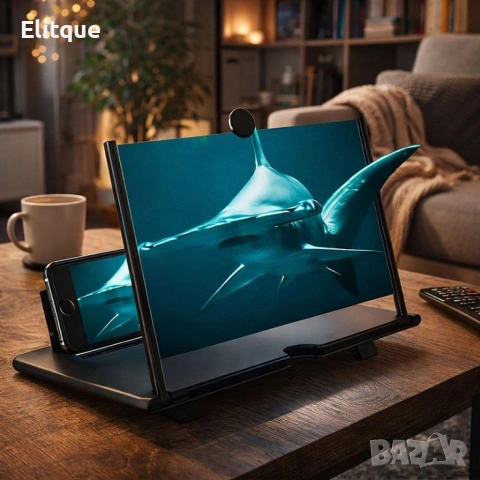 3D Увеличителен екран за смартфон с 5x мащабиране