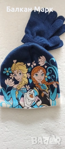 🧤🎀 Оригинални зимни детски комплекти Disney Frozen и Paw Patrol – шапка + ръкавици 🎀🧤, снимка 4 - Шапки, шалове и ръкавици - 52087430