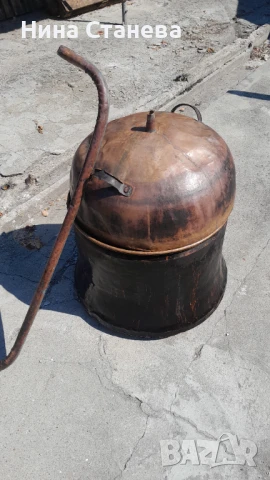 Продавам меден казан  за варене на ракия.З, снимка 3 - Казани за ракия - 51317324