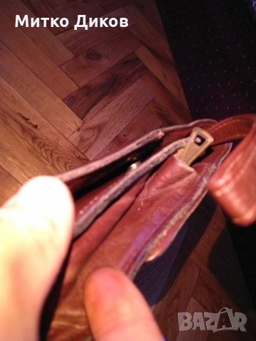 Чанта за ръка  235х160х55мм естествена кожа, снимка 2 - Чанти - 26664516