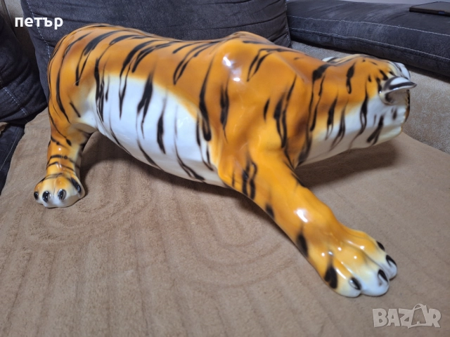 Порцеланов Тигър, снимка 4 - Статуетки - 51897536