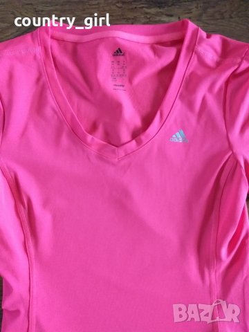 adidas - страхотни дамска тениска КАТО НОВА, снимка 2 - Тениски - 26301931