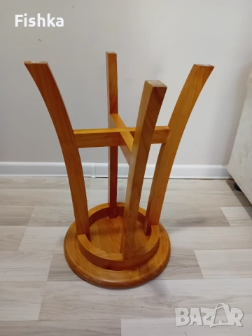 Табуретка-поставка от масивна акация, снимка 4 - Други - 53172091