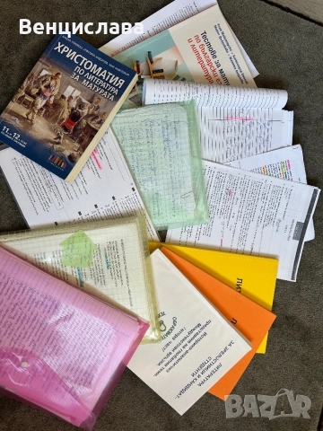 Помощни материали по български език 12 клас