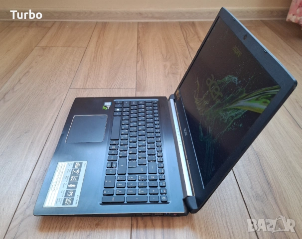 15.6' IPS Acer Aspire 7 Core i5-7300HQ/GTX 1050Ti 4GB GDDR5/12GB/512GB, снимка 10 - Лаптопи за игри - 53419834