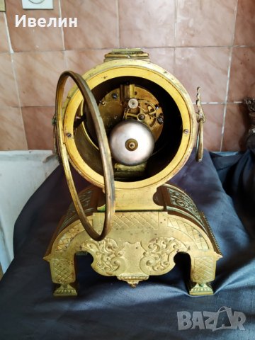бароков каминен часовник, снимка 4 - Антикварни и старинни предмети - 26312658
