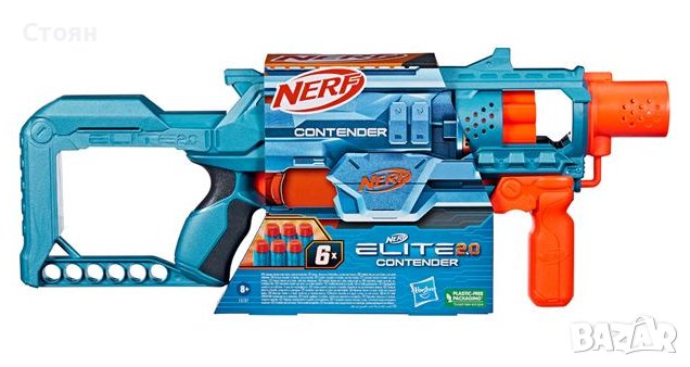 Бластер Nerf Elite 2.0 Contender - Hasbro, снимка 3 - Други - 43071138