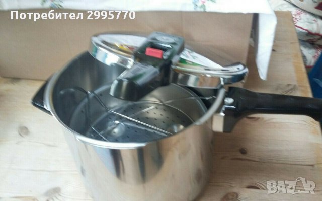 Тенджера под налягане Silit sicomatic S 5л., снимка 5 - Съдове за готвене - 32948820