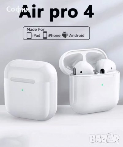 Безжични Bluetooth Слушалки Pro 4, снимка 1 - Безжични слушалки - 42940492