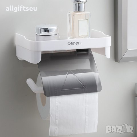 Поставка за тоалетна хартия с рафт за телефон 47500, снимка 1 - Други стоки за дома - 40094320