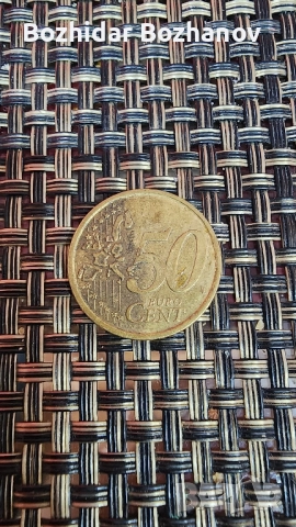 50 euro cent 2002, снимка 2 - Нумизматика и бонистика - 52198819