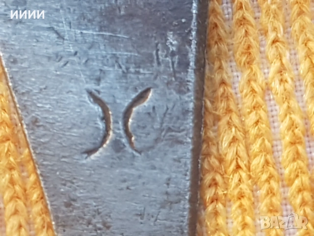 Кована ножица с печати 2, снимка 6 - Антикварни и старинни предмети - 53258826