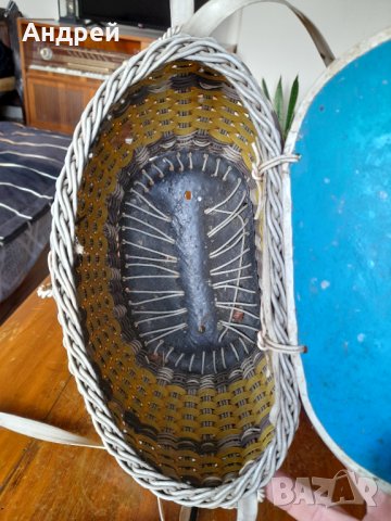 Старо плетено рибарско кошче #2, снимка 6 - Такъми - 43989864