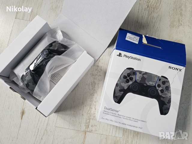Playstation 5 контролер / DualSense - Grey Camouflage, снимка 6 - Аксесоари - 52824304