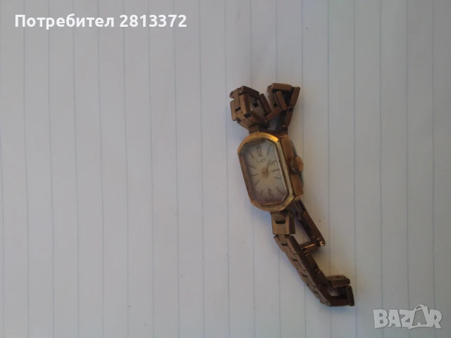 Позлатен часовник LUCH, снимка 2 - Антикварни и старинни предмети - 51154206