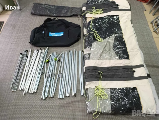 Универсален форселт за каравана Kampa Rally Pro 390 (poled). Размери 390/250см, снимка 5 - Палатки - 49823525