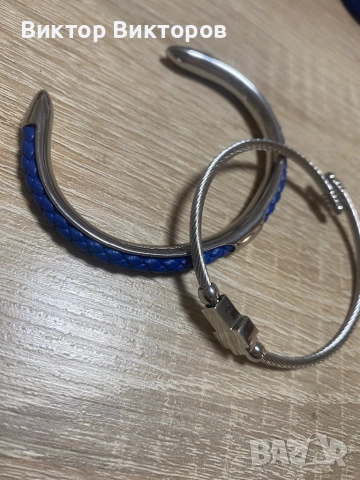 Гривни и кожени амулети, снимка 6 - Бижутерийни комплекти - 51568633