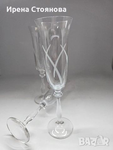 Bohemia, серия Angela кристалин. Общо са 5 модела по 4 броя чаши. Общо 20 броя чаши. , снимка 10 - Чаши - 53391115