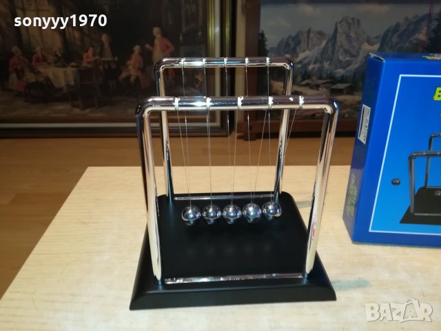 ЛЮЛКАТА НА НЮТОН СЪС СТОМАНЕНИ ТОПЧЕТА 2312211854