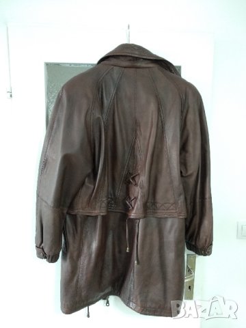 Дамска кожена шуба L, снимка 2 - Якета - 43622897