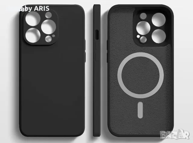 Магнитен калъф за iPhone 11 Pro Max 6.5", тъмносин, силикон, снимка 2 - Калъфи, кейсове - 50032580