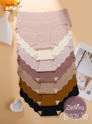 💌Безшевни бикини 🪶Zefirra NoDoubt🪶 в пастелни нюанси на кафяво - супер удобни и непрозиращи