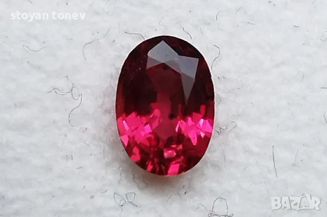 Невероятен рубин с красив цвят и VS чистота - 0.77кт.! Сертифициран! Нов!, снимка 3 - Други - 48073747