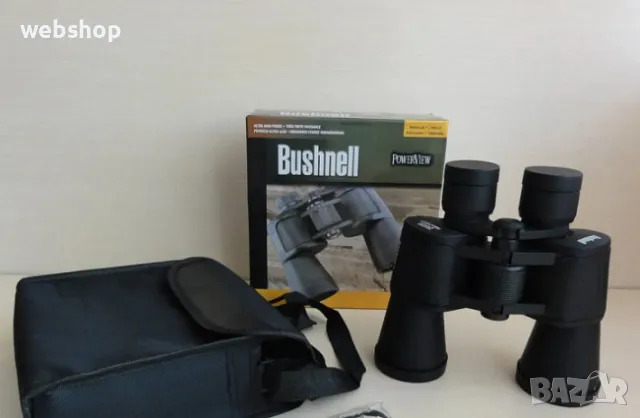 Професионален бинокъл Bushnell с оптично приближение 20х50 метра, снимка 2 - Оборудване и аксесоари за оръжия - 47492138