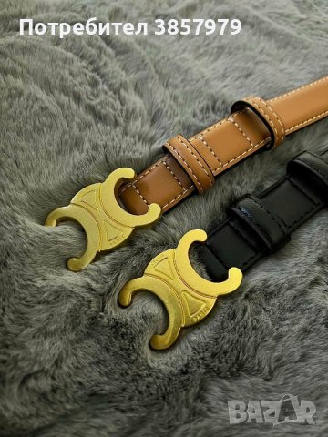 Кожен колан Celine, снимка 5 - Колани - 44036389