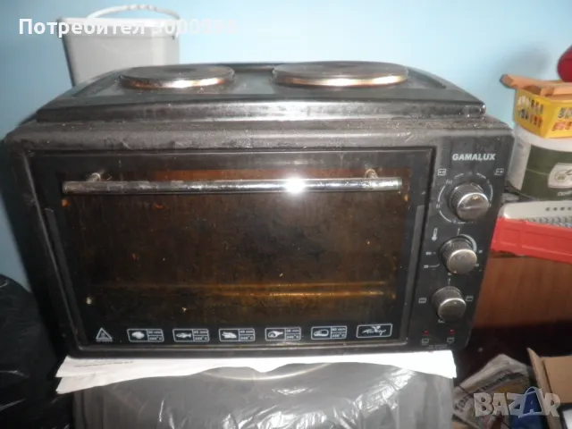 Пр0давам  печка  фурна  с  два  котлона  .