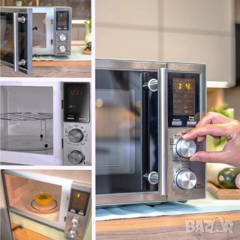Микровълнова печка с грил Royalty Line RL-MWO-3805, снимка 4 - Друга електроника - 51854115