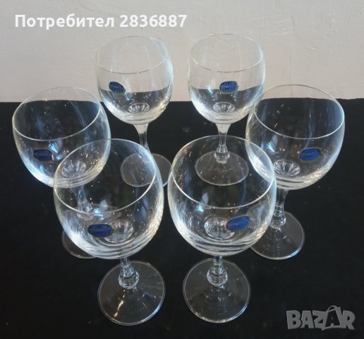 Кристални бокали Sherry Bohemia Crystal Betty Pattern 6 1/8", снимка 7 - Сервизи - 39051007