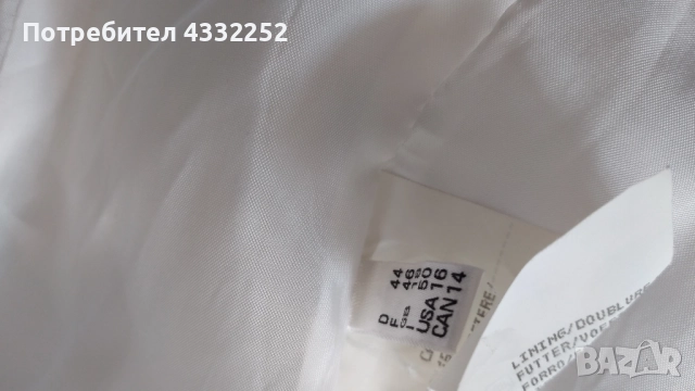 бяло лятно сако , снимка 3 - Ризи - 52501168