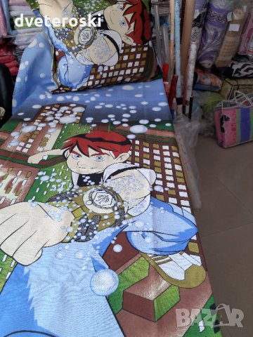 Спално бельо с анимационни герои Бен Тен- хасе, снимка 4 - Спално бельо и завивки - 28916746