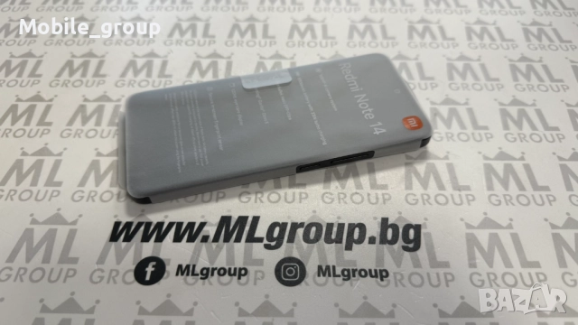 #MLgroup предлага Xiaomi Redmi Note 14 256GB / 8GB RAM Dual-SIM Midnight Black, нов, снимка 3 - Xiaomi - 51514059