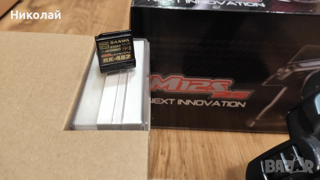 Апаратура Sanwa M12S RS+приемник Sanwa RX-482, снимка 3 - Друга електроника - 52999011