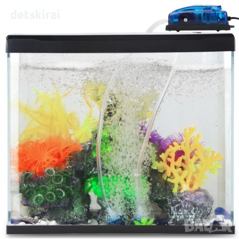 Електрическа Въздушна помпа с двоен изход за аквариум от Crown Aquatics, снимка 2 - Оборудване за аквариуми - 44034988