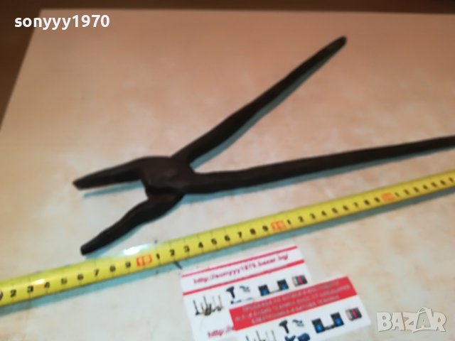 КОВАШКИ КЛЕЩИ 1510222017, снимка 3 - Антикварни и старинни предмети - 38341203