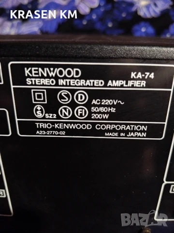 kenwood ka74, снимка 12 - Ресийвъри, усилватели, смесителни пултове - 51110932