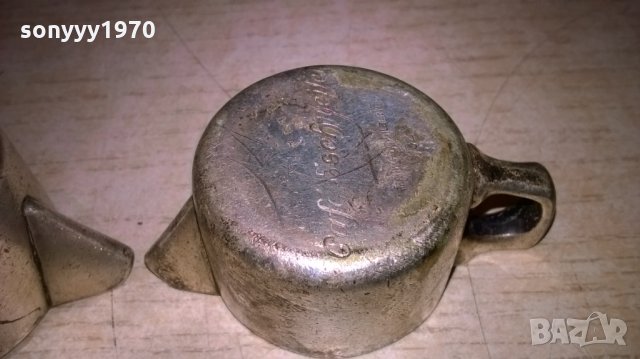 посребрени малки канички за сметана/мляко-внос швеицария, снимка 12 - Колекции - 27194492