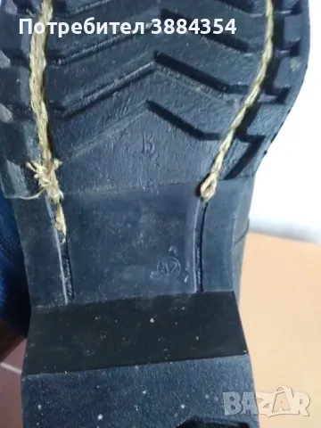 Мъжки кожени ботуши, снимка 3 - Мъжки ботуши - 47684860