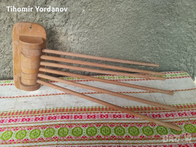 Стара закачалка за кърпи,Пешкирник., снимка 8 - Антикварни и старинни предмети - 43788401
