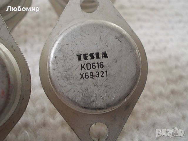 Транзистор KD616 TESLA, снимка 2 - Друга електроника - 38536937