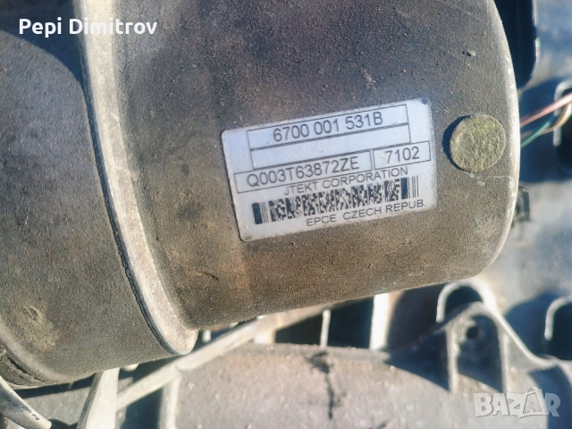Мотор електрическа рейка за Peugeot 207 Station Wagon (02.2007 - 12.2013), № 6700001531B, снимка 6 - Части - 52745333