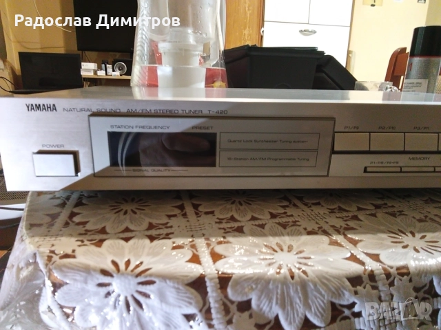 Тунер Yamaha T-420, снимка 3 - Ресийвъри, усилватели, смесителни пултове - 52319060