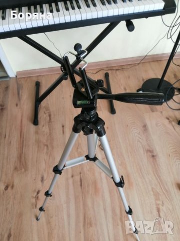 Статив триножник за камера или фотоапарат плюс снадка и мобилен телефон. Размери : Минимална височин, снимка 2 - Селфи стикове, аксесоари - 40028588