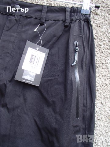 Продавам нов черен водоустойчив панталон с мембрана и лепени шевове Haglofs, снимка 4 - Панталони - 28217016