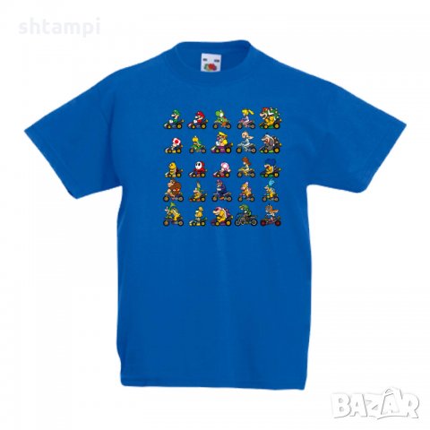 Детска тениска Супер Марио Mario Cart All, снимка 4 - Детски тениски и потници - 33089477